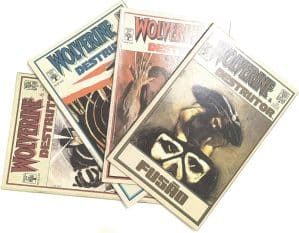 Wolverine & Destrutor - Fusão Minissérie Completa. Abril-1989. HQ/Gibi antigo