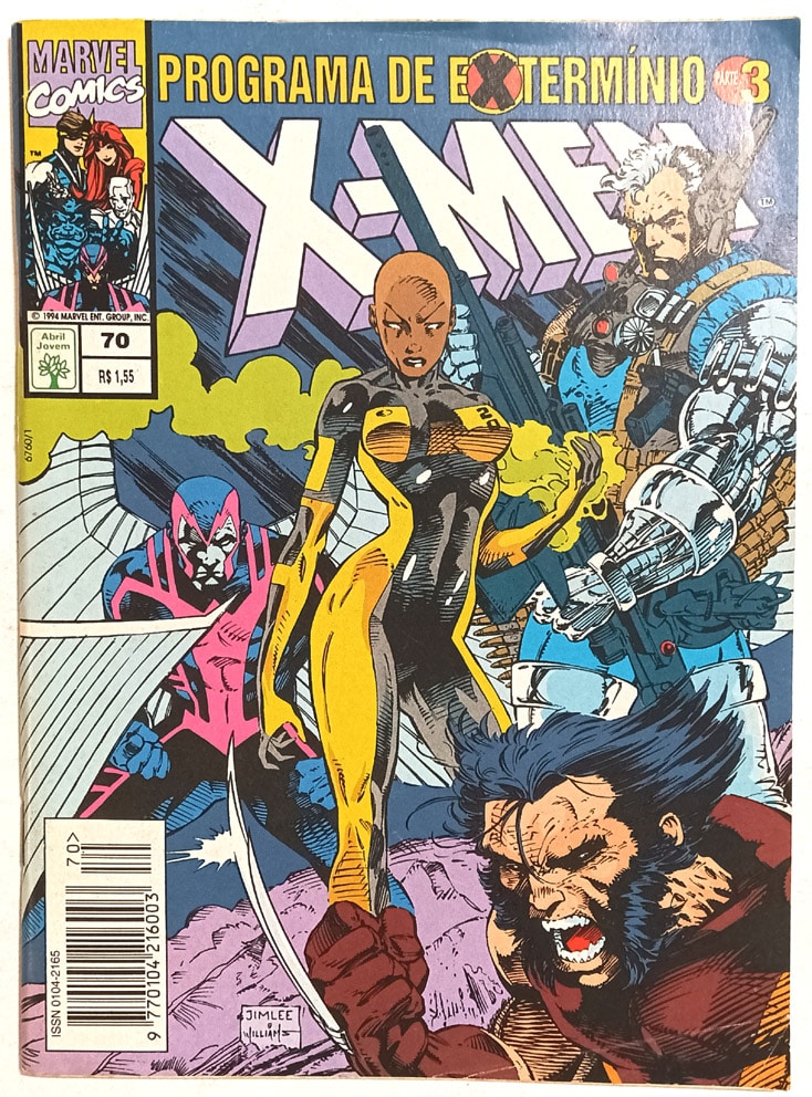 | Casa do Colecionador X-Men 1ª Série - n° 68,69,70 – Programa de Extermínio (minissérie completa). Abril-1994