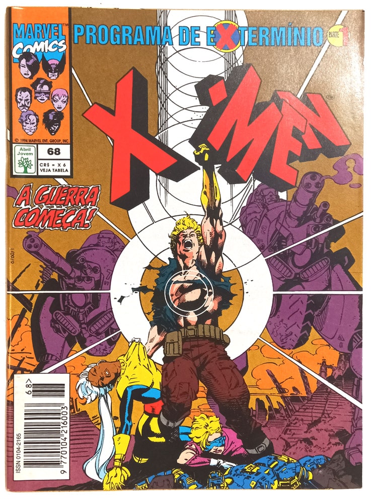 | Casa do Colecionador X-Men 1ª Série - n° 68,69,70 – Programa de Extermínio (minissérie completa). Abril-1994
