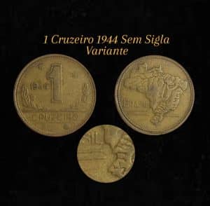 1 Cruzeiro 1944 Sem Sigla WT *variante* Sku 0082