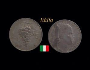 5 Lire 1950 Itália Sku 0106
