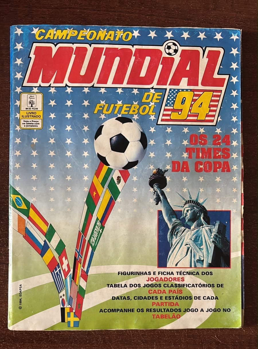 | Casa do Colecionador Álbum copa do mundo 1998