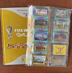Álbum copa do mundo 2022  capa ouro