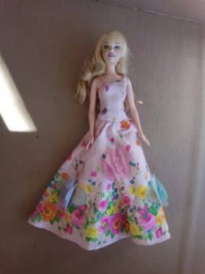 Barbie vestido longo boneca