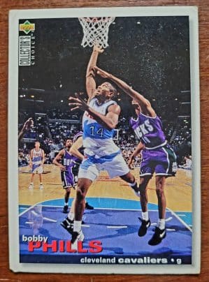 Card Basquete - Upper Deck Collector's Choice 1995 - Cleveland Cavaliers - Bobby Philss