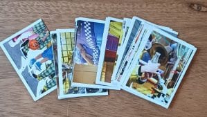 Figurinhas Panini Patrulha Salvadora partes de maior a escolher.