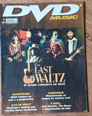 Lg27.  Revista DVD music 24 ed NBO 2002. The last waltz Creedence.