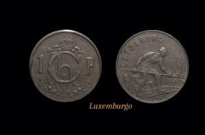 1 C de Franco 1964 Luxemburgo Sku 2399