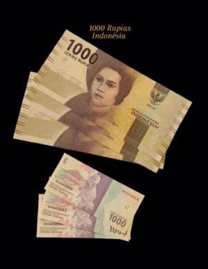 1000 Rupias Fe Indonésia 0195