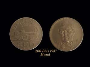 200 Réis 1937  Sob Sku 0153