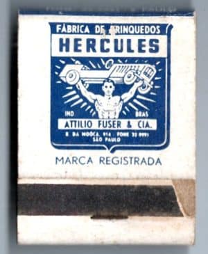 Caixa De Fosforos – Brinquedos Hercules – Anos 50