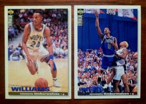 Card Basquete - Upper Deck Collector's Choice 1995 - Minnesota Timberwolves