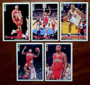 Card Basquete - Upper Deck Collector's Choice 1995 - Philadelphia 76ers
