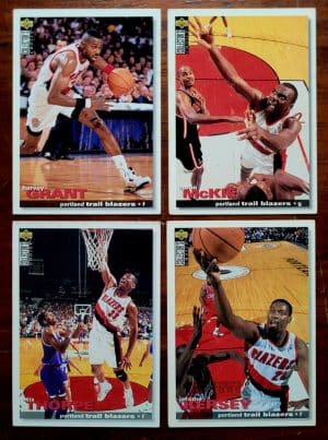 Card Basquete - Upper Deck Collector's Choice 1995 - Portland Trail Blazers