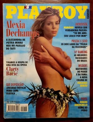 Playboy Nº 236 | Março/1995 | Alexia Dechamps | Exemplar de Assinante | Pôster Original Presente