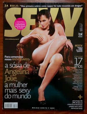 Revista Sexy Nº 359 | Novembro/2009 | Lucila Siclaco - Sósia de Angelina Jolie | Edição Especial de 17 Anos