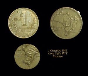 1 Cruzeiro 1945 Com Sigla Variante Sku 0219