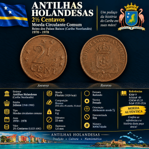 Moedas do mundo Antilhas Holandesas Sku 947