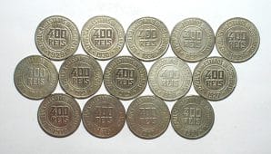 Série completa de 400 Réis – 1918 A 1935 Com Datas Escassas / Mbc e mais Todas Bonitas peças de coleção / "Peças Selecionadas"