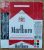 C2 Box vazio Cigarros Marlboro Flip top / apres horizontal preto / Tarja Preta.
