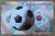 Cartão Coreia do Sul Telecom Magnético / Copa do Mundo 2002 Bola e Bandeira.