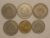 6 Moedas antigas de Marrocos datas de 1965/1975/1987 / Cod. 240