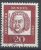 28E10 Filatelia – Selo Alemanha – Johann Sebastian Bach – 1961 – Carimbado – Selos Postais