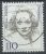 Filatelia – Selo Alemanha – Marlene Dietrich – 1997 – Carimbado – Selos Postais