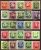 China (Imperial) – 1946 e 1947 – Acumulação com 25 selos