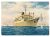 Cartão Postal Navio N/T Vera Cruz – Companhia Colonial de Navegação – Anos 50