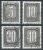 3A8 Filatelia – Lote Selos Alemanha Oriental – DDR – Numerais – 1956 – Carimbados – Selos Postais