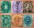 Itália – Acumulação com 6 selos – 1889 a 1896