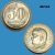 Moeda 50 centavos 1955 Bronze Alumínio Presidente Dutra M732