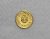 -México) 1 Maximiliano – 1865 // Moeda oficial catalogada no Krause World Coins nº 389 / Miniatura 6 mm Diam. – Peso 0,5 gramas Ouro 22 Kilates / Fc / Exemplar muito procurado no exterior / box36