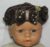 Touca Infantil Menina de 1 ano até 2 anos, Plush tipo aveludado com decoração frontal