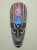 Escultura de origem Africana esculpida e talhada em madeira no estilo de carranca – Riquissimo em detalhes e cores – para pendurar