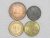 China) 5 Jiao – 1994 + 1 Yuan – 1982- ano (71) + 10 Yen – 1954(29) + 50 Sen – 1948(23)-Brass / box27