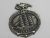 Militaria – Condecoração naval com símbolos da Alemanha Nazista da II guerra, 1935, com prendedor, 4 cm, Metal