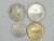 India) 10 Paise – 1966 + 20 Paise – 1970 + 50 Paise – 1968 + 1/4 Rupee – 1950 / m360