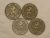Bélgica ) 10 Centimes – 1861 / 1862 / 1862/61-Recunho / 1894 / Níquel- Peças escassas / – Mbc/S – / box1