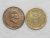 Africa do Sul) 2 Cents – 1976 + 50 Cents – 2003 / Bz/al / box43