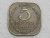 Ceylon) 5 Cents – 1963 / Ni/Brass / box29
