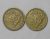 Duas moedas 1 Cruzeiro de 1944 com e Sem Sigla WT