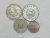 Hungria) 1 Forint – 1967 + Malasya) 10 Sen – 1967 + Singapura) 20 Cent. 1989 + Finlandia) 1 Penni – 1968 / box47