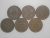 Portugal) Coleção 1 Escudo com 6 moedas, datas na descrição / Bronze / Todas em perfeitas condições / m400