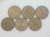 França) 10 Francs – 1976 / 1977 / 1978 / 1979 / 1984 / Ni/Brass / S/Fc / box35