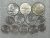 . Série de 1975 – Todos os valores – 12 moedas incluindo FAO e com/sem ondas de linha – Flor de Cunho