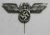:Pin Águia com simbolo da Alemanha nazista 2ª Guerra, com prendedor, 4,5 cm maior lado, 2 cm, metal