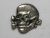 :Pin Caveira, com prendedor, 2,5 cm, metal