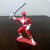 Action Figure – Power Ranger Vermelho – Altura 9cm